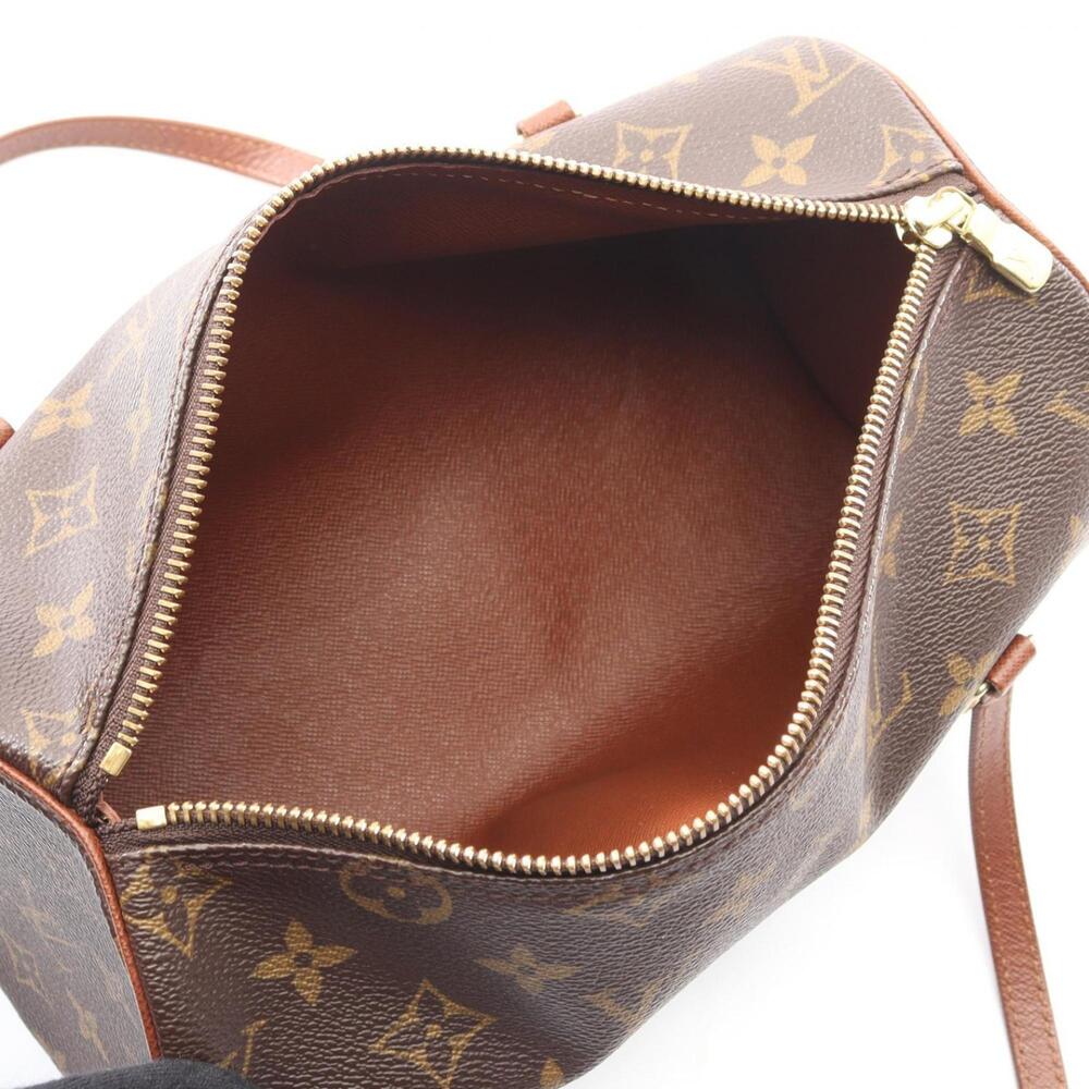 LOUIS VUITTON Brown Monogram Leather Papillon 26 Bag - Picture 3 of 9